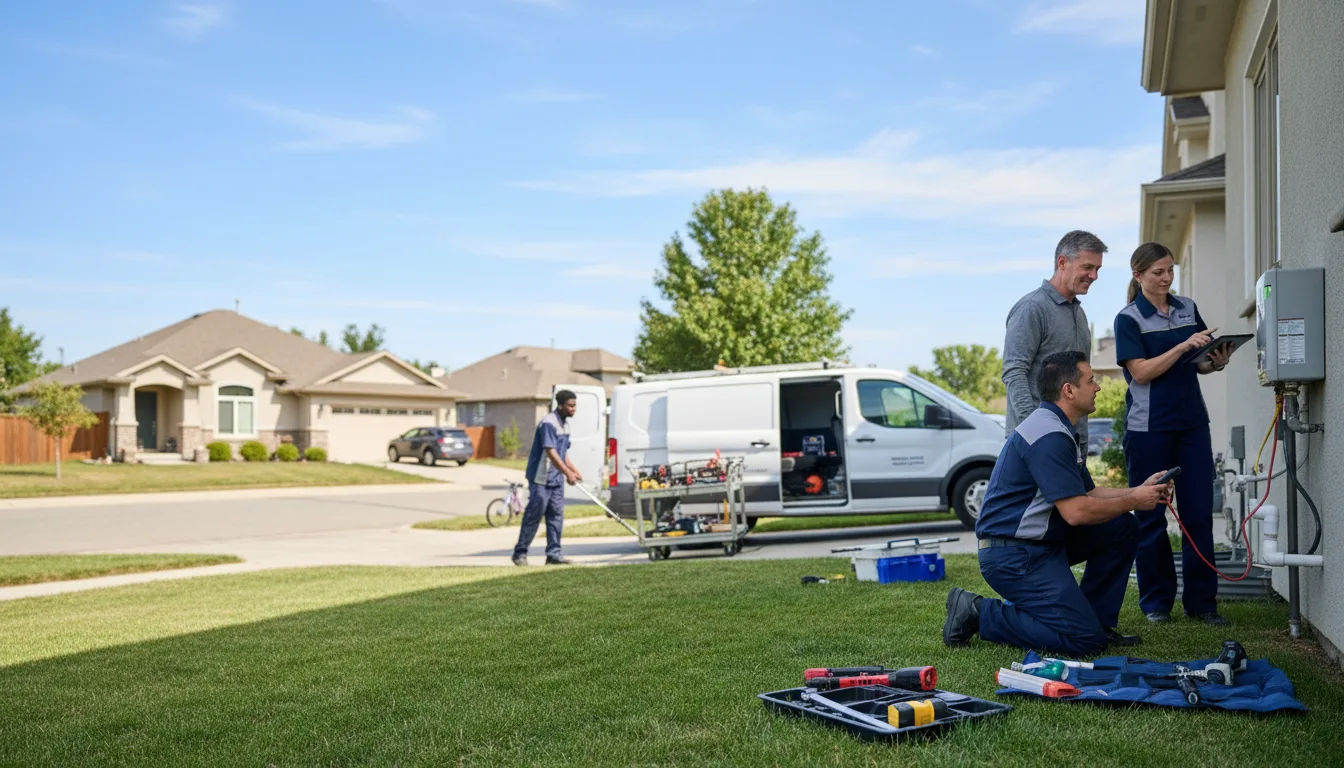 Tankless water heater service in Independence, LA